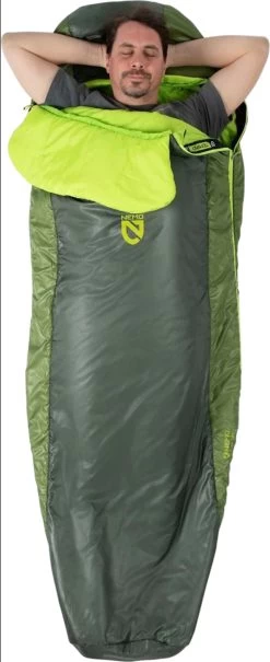 NEMO EQUIPMENT Tempo 35 Long Sleeping Bag - Men's|-|Sac De Couchage Tempo 35 - Long - Homme -Outdoor camping-NEMO Equipment NEM 811666030764 7E 7EFront1 20Sapling 20 20Dark 20Timber