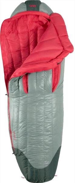 NEMO EQUIPMENT Riff 15F/-9C Down Sleeping Bag - Regular - Women's|-|Sac De Couchage En Duvet Riff 15F/-9C - Régulier - Femme 35 NEMO EQUIPMENT Riff 15F/-9C Down Sleeping Bag - Regular - Women's|-|Sac De Couchage En Duvet Riff 15F/-9C - Régulier - Femme -Outdoor camping-NEMO Equipment NEM 811666031037 7E 7EOpen2 20Rhubarb 20 20Lichen