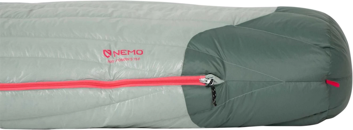 NEMO EQUIPMENT Riff 15F/-9C Down Sleeping Bag - Long - Women's|-|Sac De Couchage En Duvet Riff 15F/-9C - Long - Femme 16 NEMO EQUIPMENT Riff 15F/-9C Down Sleeping Bag - Long - Women's|-|Sac De Couchage En Duvet Riff 15F/-9C - Long - Femme - Image 14