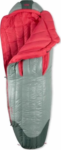 NEMO EQUIPMENT Riff 15F/-9C Down Sleeping Bag - Long - Women's|-|Sac De Couchage En Duvet Riff 15F/-9C - Long - Femme 27 NEMO EQUIPMENT Riff 15F/-9C Down Sleeping Bag - Long - Women's|-|Sac De Couchage En Duvet Riff 15F/-9C - Long - Femme -Outdoor camping-NEMO Equipment NEM 811666031044 7E 7Ein 20Rhubarb 20 20Lichen