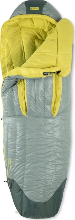 NEMO EQUIPMENT Riff 30F/-1C Down Long Sleeping Bag - Women's|-|Sac De Couchage En Duvet Riff 30F/-1C - Femme -Outdoor camping-NEMO Equipment NEM 811666031068 7E 7EDetail5 20Dorado 20 20Lichen