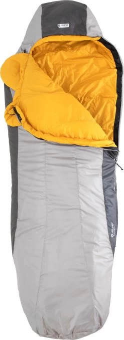 NEMO EQUIPMENT Tempo™ 35°F / 2°C Long Synthetic Sleeping Bag - Men's|-|Sac De Couchage Long Synthétique Tempo™ 35°F / 2°C - Homme -Outdoor camping-NEMO Equipment NEM 811666035462 7E 7EFront 20Paloma 20Gray 20 20Mango