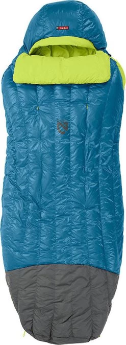 NEMO EQUIPMENT Disco 15F/-9C Down Sleeping Bag - Long|-|Sac De Couchage En Duvet Disco 15F/-9C - Long -Outdoor camping-NEMO Equipment NEM 814041017312 7E 7EClosed 20Deep 20Sea 20 20Key 20Lime b3378015 b347 40eb aad7 5ee0971a64c3