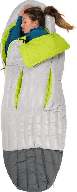 NEMO EQUIPMENT Jam 15F/-9C Down Sleeping Bag - Regular - Women's|-|Sac De Couchage En Duvet Jam 15F/-9C - Régulier - Femme -Outdoor camping-NEMO Equipment NEM 814041018111 7E 7EModel 20Aluminum 20 20Key 20Lime