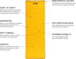 NEMO EQUIPMENT Tensor Insulated Long Wide Sleeping Pad|-|Matelas De Sol Tensor Long Wide Isolé 20 NEMO EQUIPMENT Tensor Insulated Long Wide Sleeping Pad|-|Matelas De Sol Tensor Long Wide Isolé -Outdoor camping-NEMO Equipment NEM 814041019323 7E 7EA 20No 20Color
