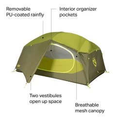 Aurora 2P Tent: 2-Person 3-Season 17 Aurora 2P Tent: 2-Person 3-Season -Outdoor camping-NEMO Equipment NOVGRE D16