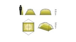 NEMO Equipment Aurora Tent And Footprint - 3 Person -Outdoor camping-NEMO Equipment opplanet nemo equipment aurora tent and footprint 3 person nova green 811666032195 av 8