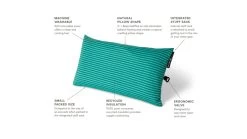 NEMO Equipment Fillo Elite Luxury Pillow -Outdoor camping-NEMO Equipment opplanet nemo equipment fillo elite luxury pillow sapphire stripe 811666031303 av 2
