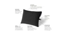 NEMO Equipment Fillo Elite Pillow -Outdoor camping-NEMO Equipment opplanet nemo equipment fillo elite pillow midnight gray 811666031242 av 1