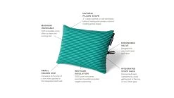 NEMO Equipment Fillo Elite Pillow -Outdoor camping-NEMO Equipment opplanet nemo equipment fillo elite pillow sapphire stripe 811666031266 av 3