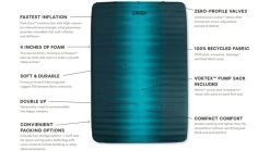 NEMO Equipment Roamer Double Self-Inflating Mattress -Outdoor camping-NEMO Equipment opplanet nemo equipment roamer double sleeping pads 811666033208 av 2